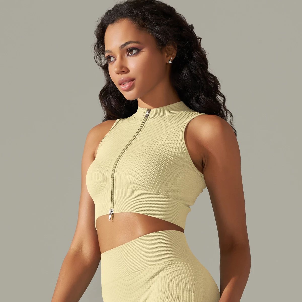 Seamless Knitted Workout Sets For Women