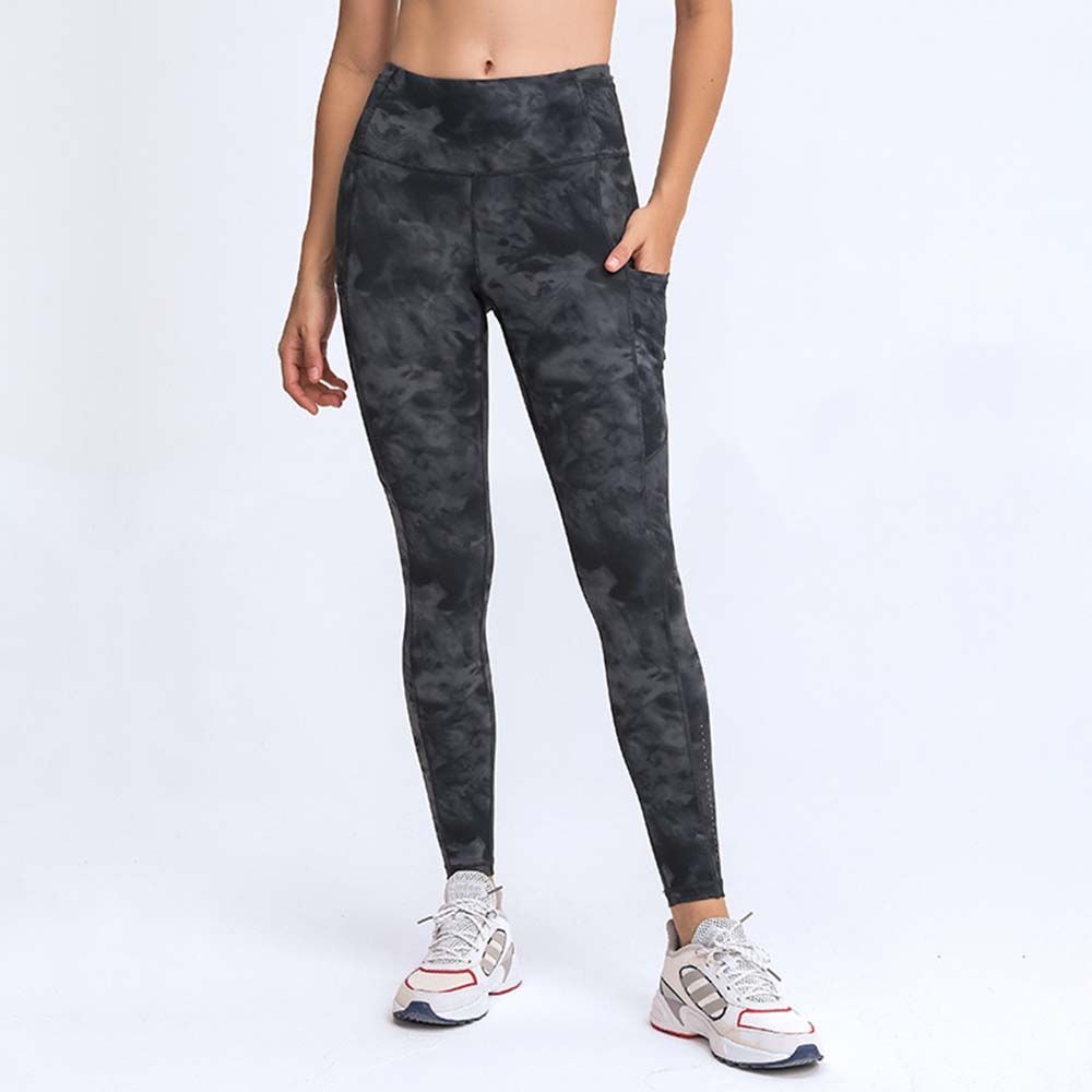 Wholesale Highly Elastic Eco-Friendly Camo Ladies Gym Leggings-C1015