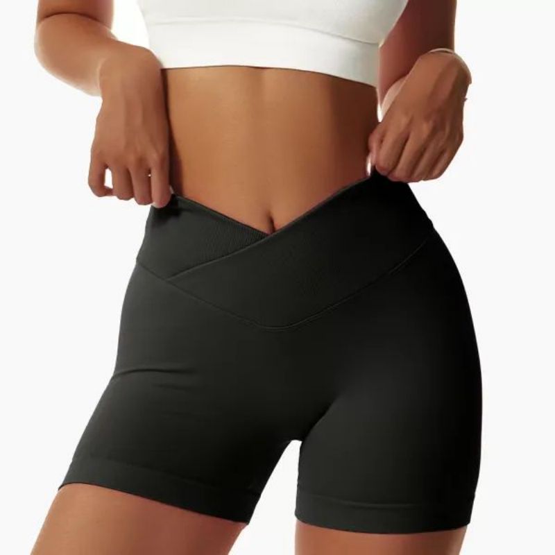 Wholesale Fashion Style High Stretch Gym Tights Shorts-C2001