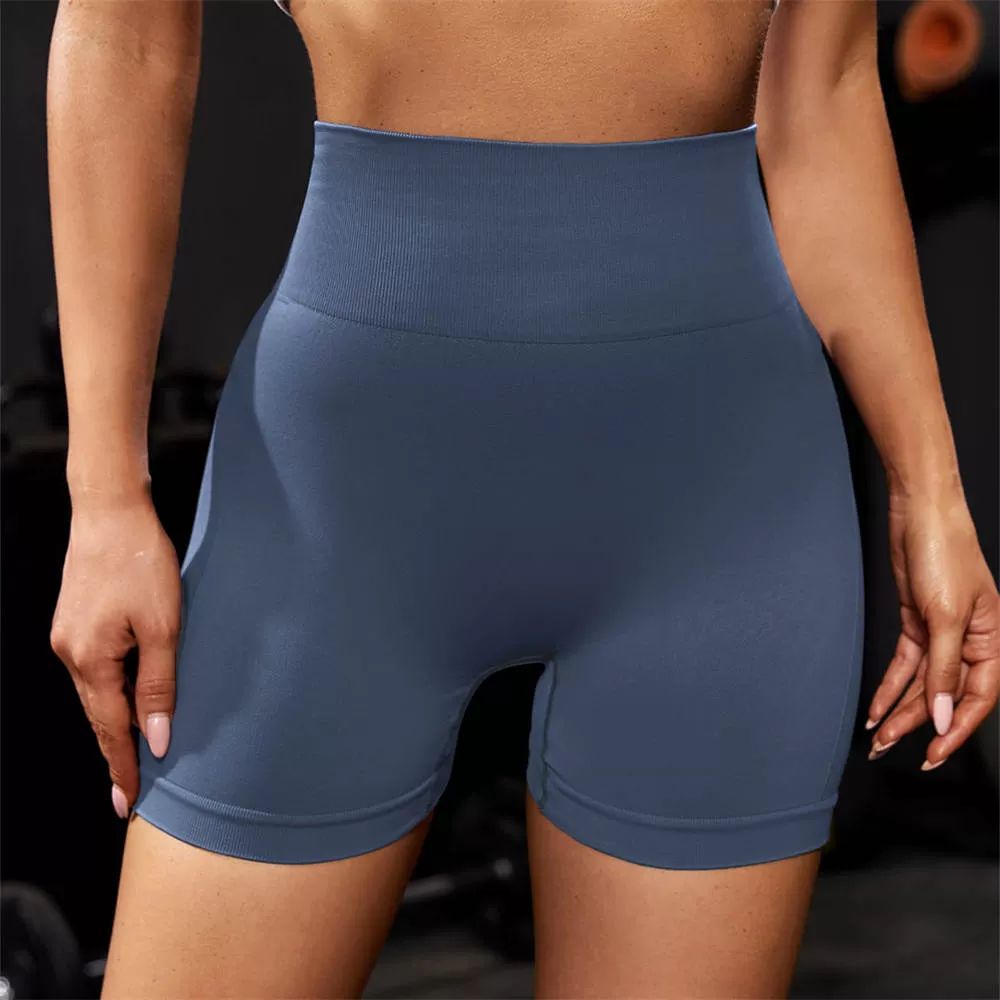 Women's High Waist Compression Stretch Yoga Shorts