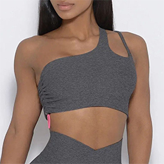 Elevate Your Workout Style with POPWOWEAR's Adjustable One Shoulder Sports Bra