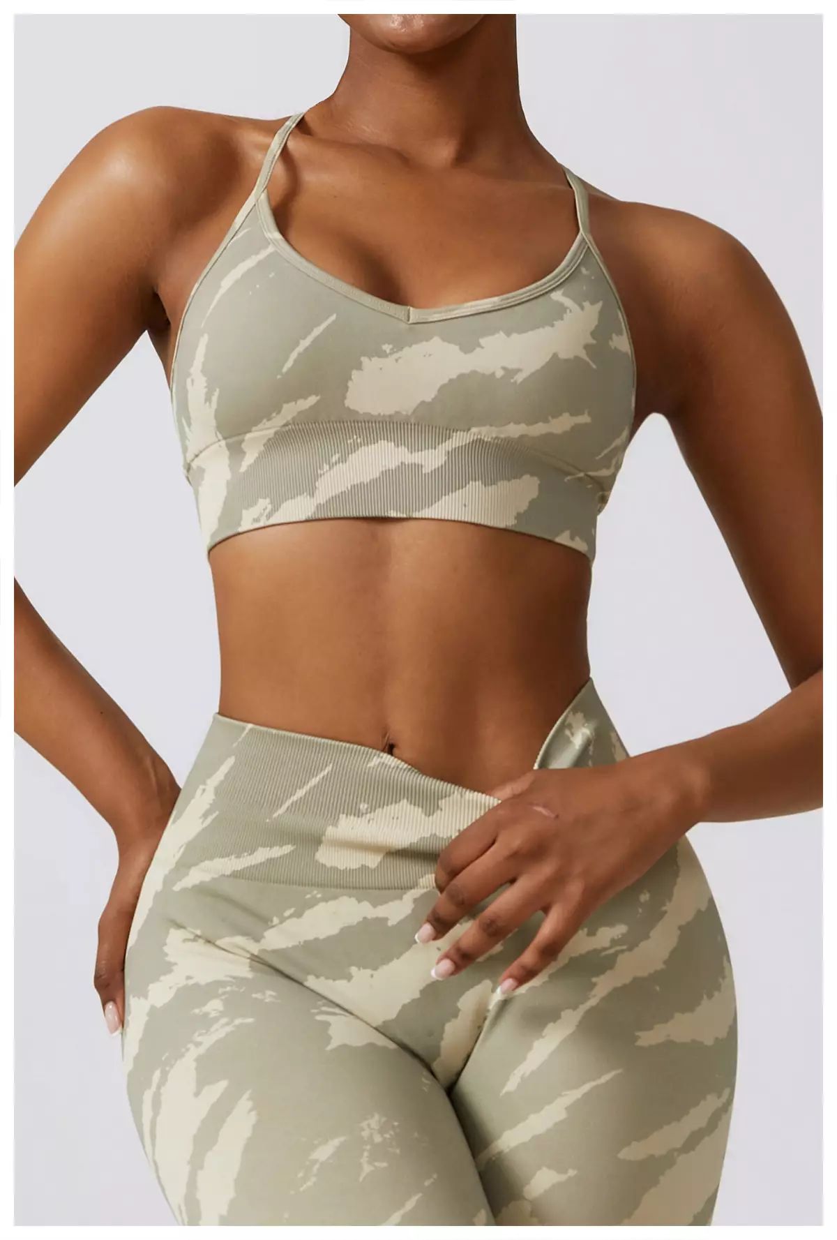 Wholesale Workout Camo Activewear Sets